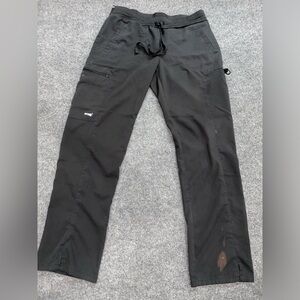 Greys anatomy black small petite pants